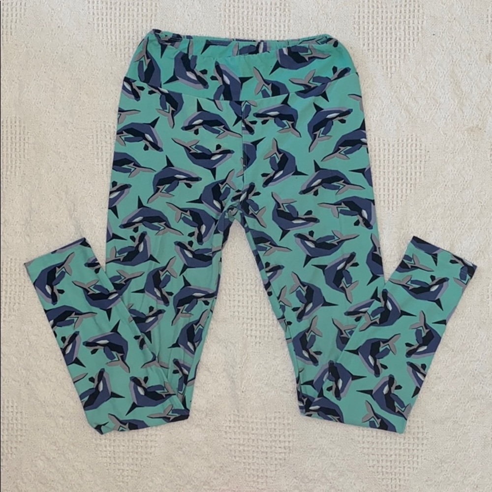 Lularoe Orca whale leggings